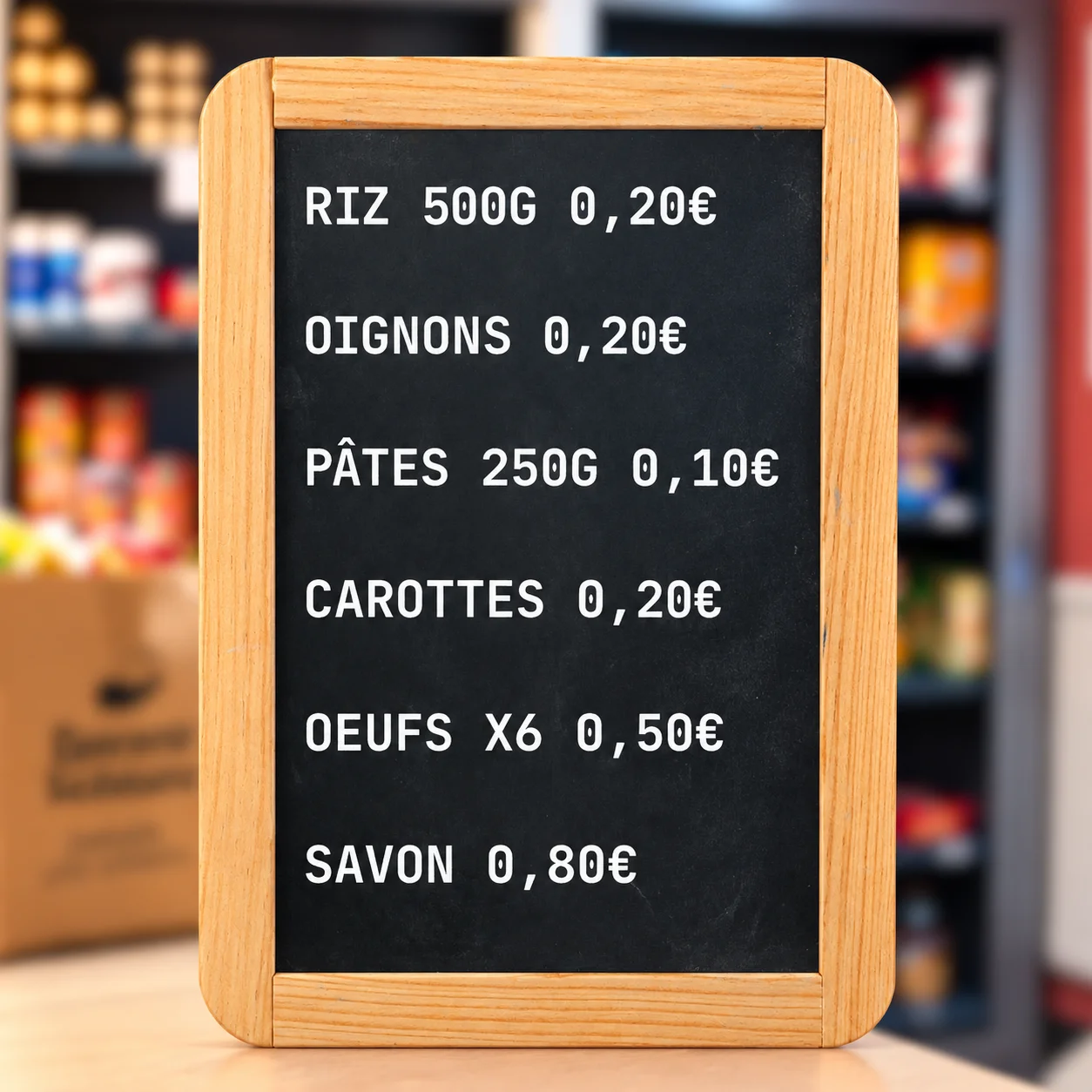 Produits de l'épicerie